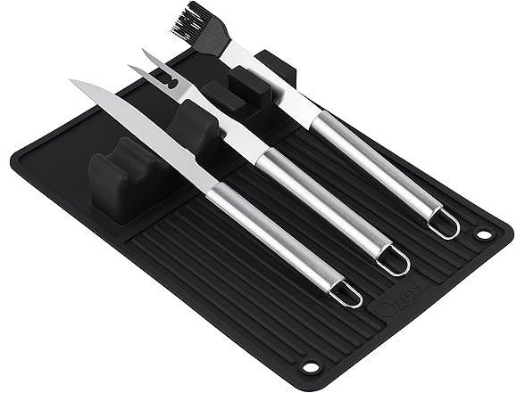 Ozeri BBQ and Grill Utensil Holder Mat