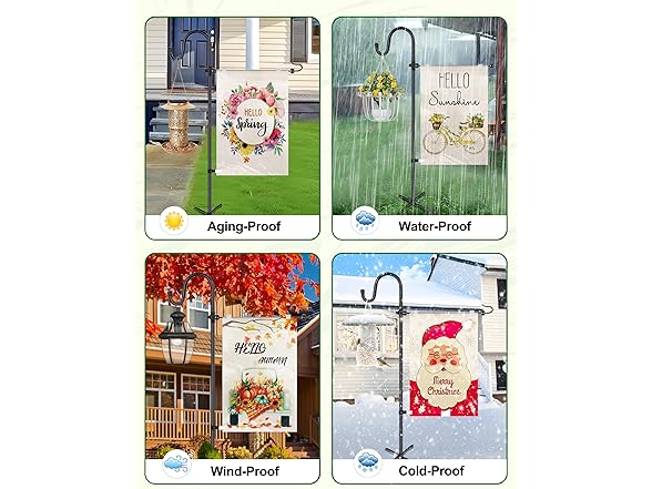Shepherd Hook for 14'' x 20'' Flags