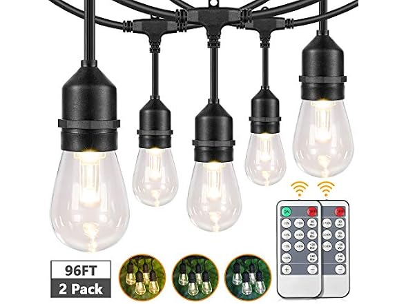 Lakumu 2-Pack 3-Color LED Outdoor Light