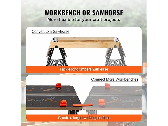 VEVOR Convertible Workstation