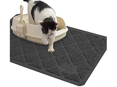 $5.29 Niubya Premium Cat Litter Mat, Litter Box Mat dealfomo
