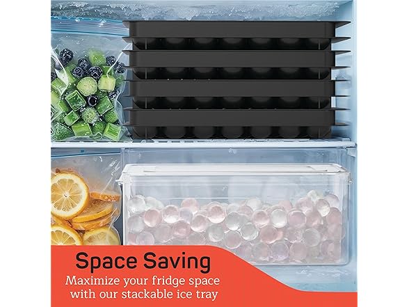 Emporio Kitchen Round Ice Cube Tray Set Pack of 4