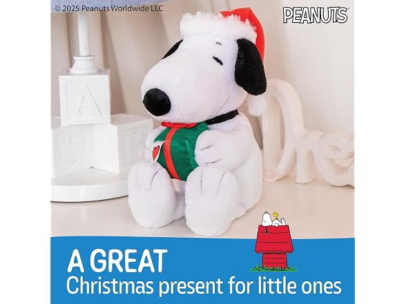 Kids Preferred Peanuts Snoopy Motion Musical Plush