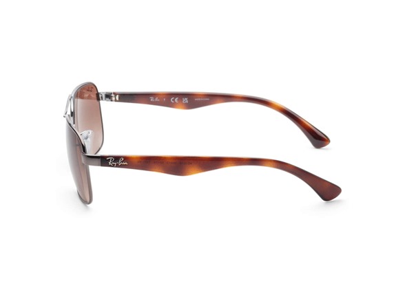Ray-Ban Men's RB3516 Gunmetal Tortoise (Open Box)