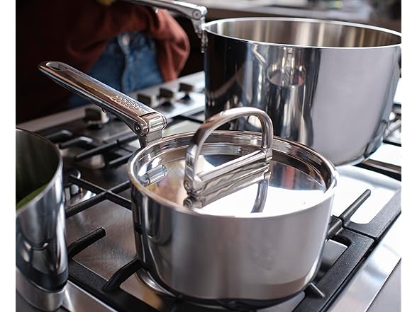 Joseph Space Steel 10-Piece Sauce Pan Set 