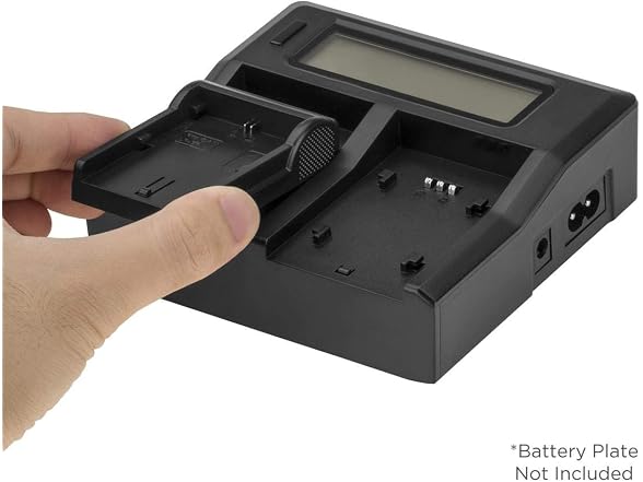 Green Extreme Dual Smart Charger with LCD Screen Base