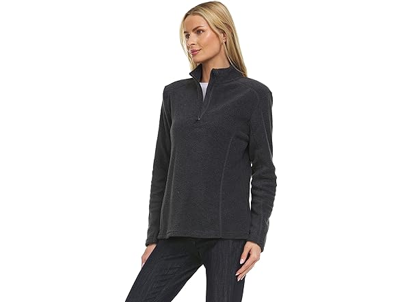 Swiss Alps Quarter Zip Fleece (M) Char