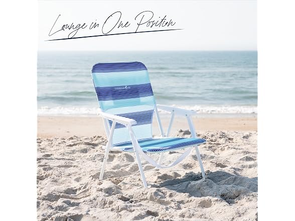 Caribbean Joe Folding Beach Chair, Horizon Stripe