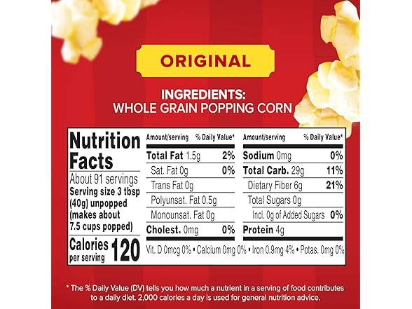 Orville Redenbacher's Gourmet Popcorn Kernels