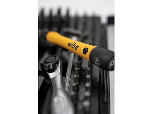Wiha 75965 65pc System 4 ESD Ratchet & MicroBits Set