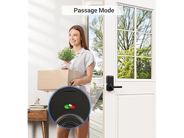 Veise RZ09 Smart Lock, 7-in-1 Keyless Entry