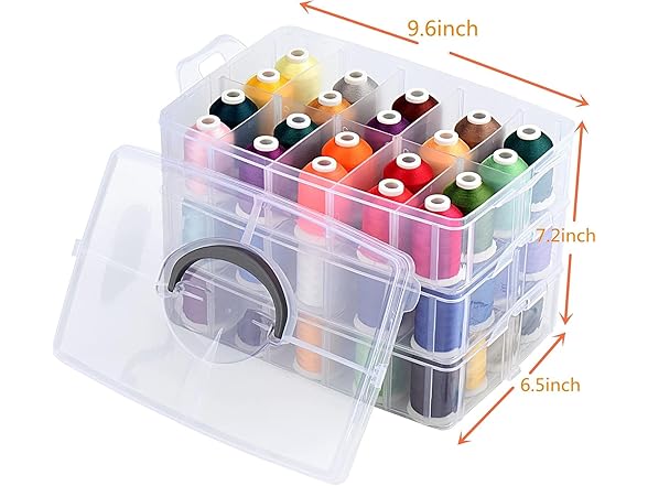 Simthread 63-Color Embroidery Thread Kit