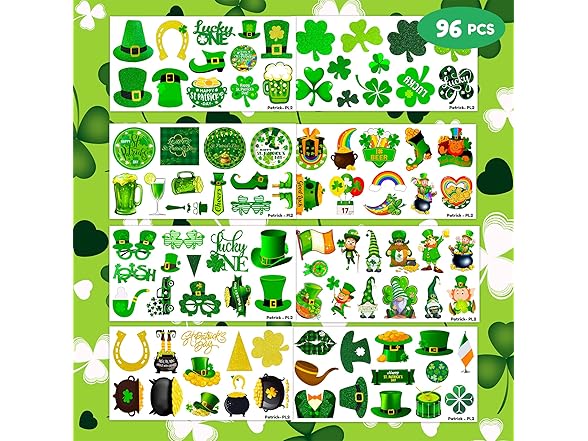 St.Patricks Day Temporary Tattoos