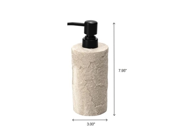 J&V Textiles Bathroom Accessories Set TAN