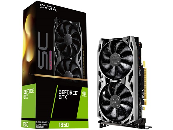 EVGA 04G-P4-1257-KRGeForce GTX 1650 SC Ultra Gami (Open Box)
