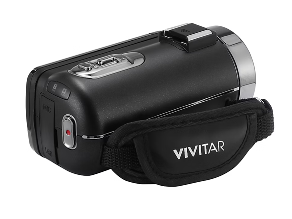 Vivitar 4K Digital Camcorder With 8X Zoom (Refurbished Brown Box)