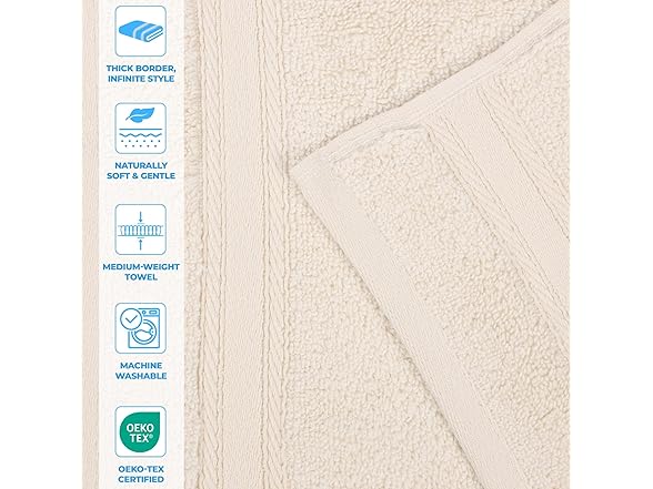 Superior 6PC Belmont Zero Twist Towel Set