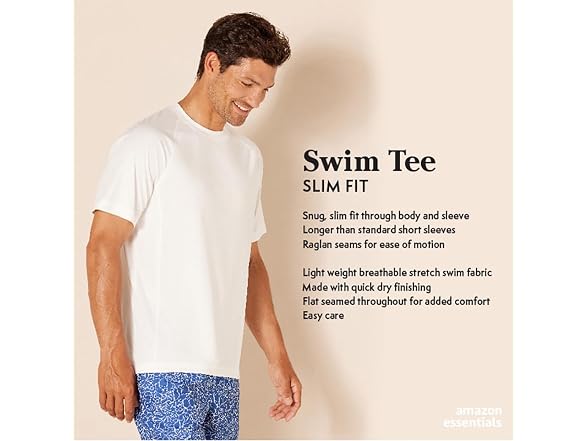Amazon Essentials Quick-Dry UPF 50 Tee, Teal (XS)
