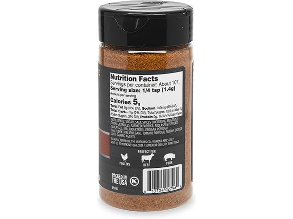 Watkins Yellowstone Cowboy BBQ Seasoning and Rub