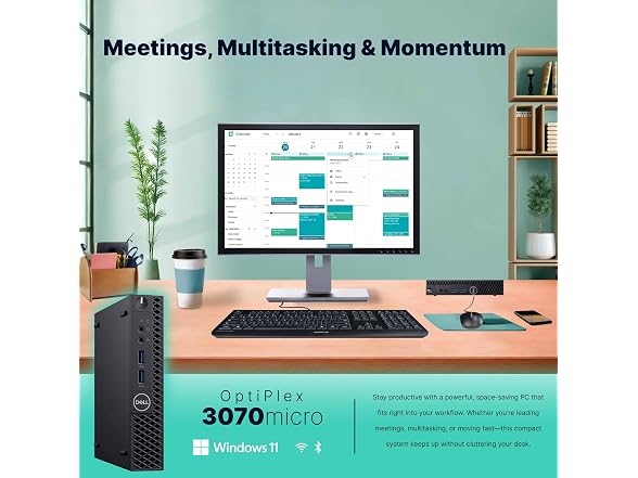 Dell OptiPlex 3070 Micro PC, i5-9500, 8GB/250GB