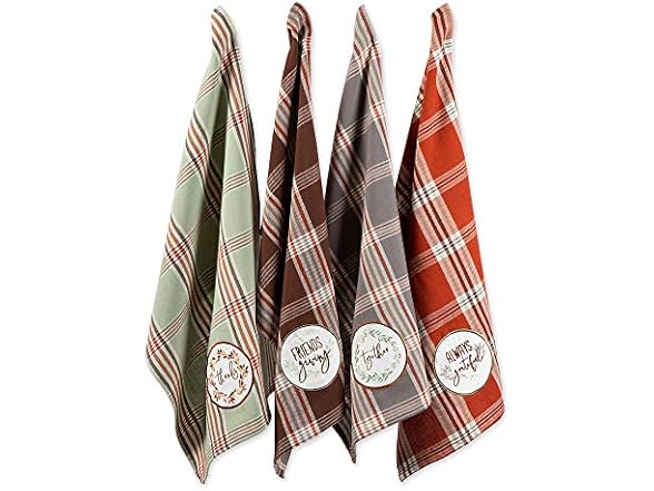 DII Thanksgiving Fall Kitchen Towels