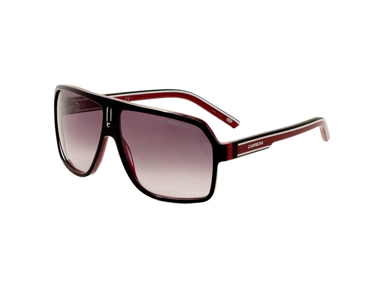 Carrera Men's 62 mm Black Red Crystal White Sunglasses CARRERA27-XAV-62
