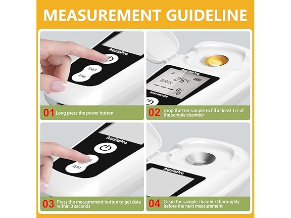 AquilaPro Digital Brix Refractometer