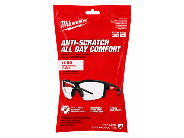 Milwaukee 1.50 MAG Safety Glasses