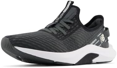 New Balance Women's Dynasoft Nergize Sport V2 Sneaker, Black/White/Team Cream, 5.5 Wide