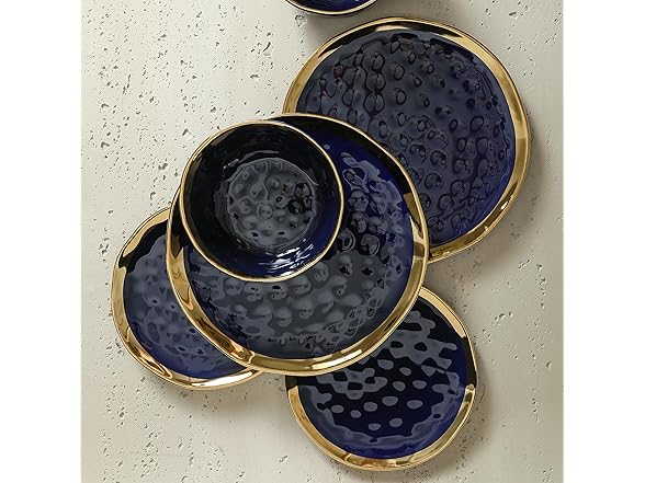 Stone Lain Porcelain 16 Piece Dinnerware Set