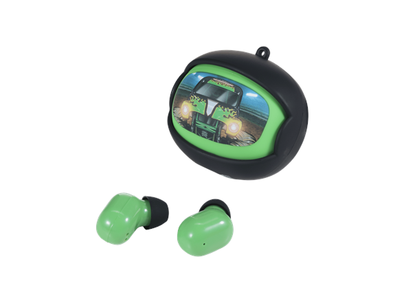 Grave Digger TWS Earbuds w/ Flip Case