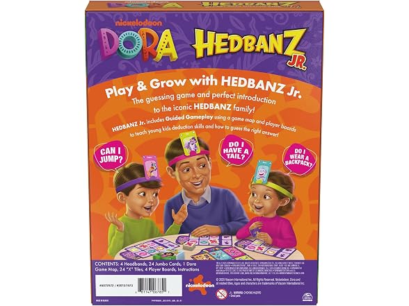 Dora the Explorer Hedbanz Jr., Picture Guessing Card Game