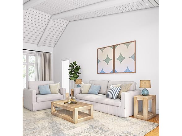 Plank+Beam Modern Rectangular Coffee Table