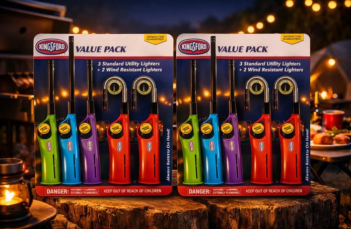 Kingsford 10 Pack Utility Lighters (2 Packs of 5) - Gallery 4