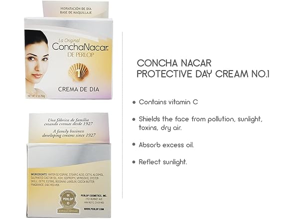 Perlop Concha Nacar No 1 Day Cream 2 oz 6 Jars