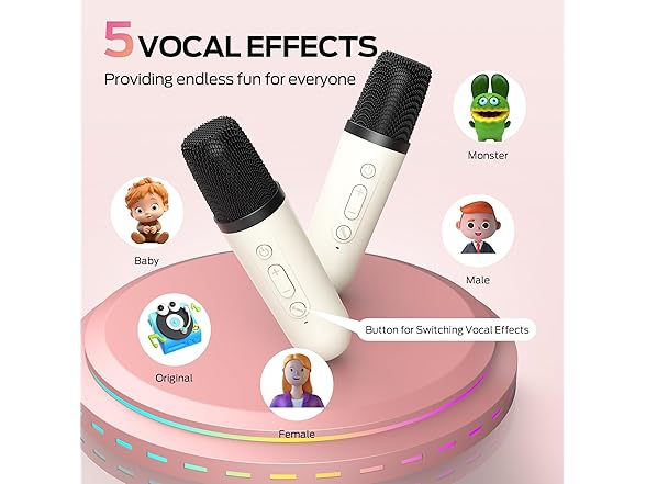 Monster Karaoke Machine 2 Microphones