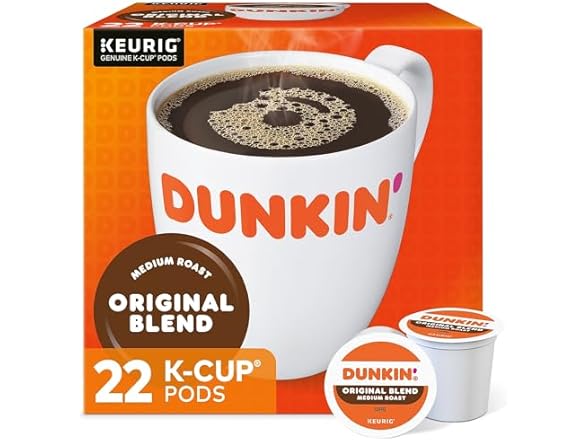 Dunkin' Original K-Cups, 22ct