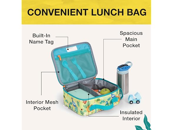 Kids JoJo the Bear's School Adventure, Jungle, Lunch Bag