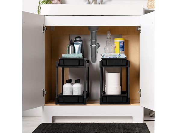 IRIS USA IRIS USA Under Sink Organizer, 4 Pack