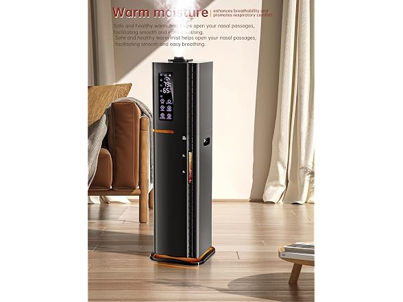 let'me 2.64Gal Warm Cool Mist Humidifier