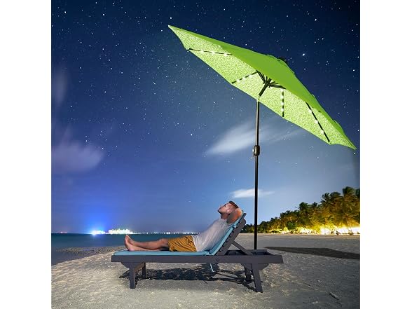 Backyard Expressions 9FT Solar Patio Meadow Green