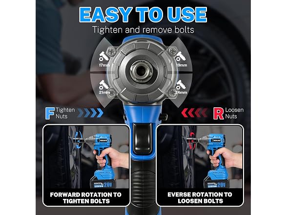 AZZUNO 20V Impact Wrench