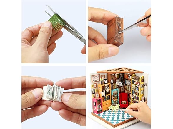 ROBOTIME DIY Miniature House Kit for Adults