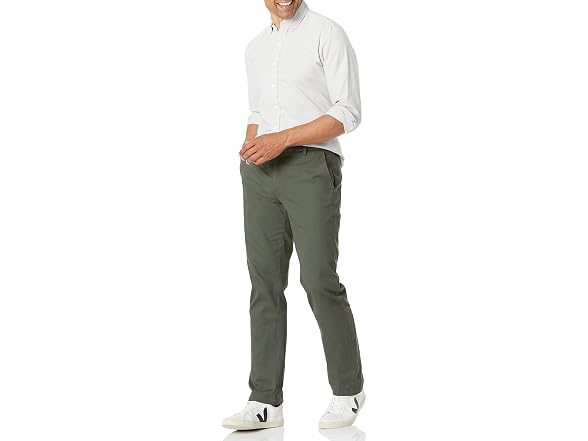 Amazon Essentials Men (30W x 30L) Flat-front Pant
