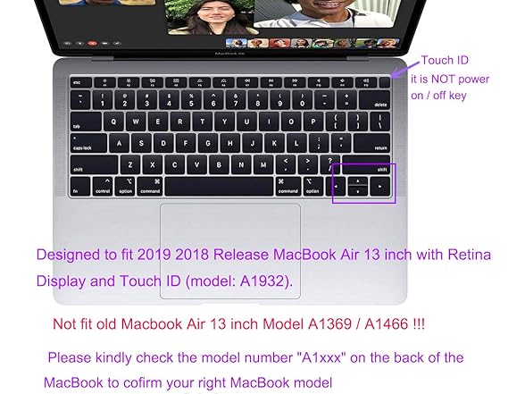 Silicone Keyboard Cover Skin- Macbook