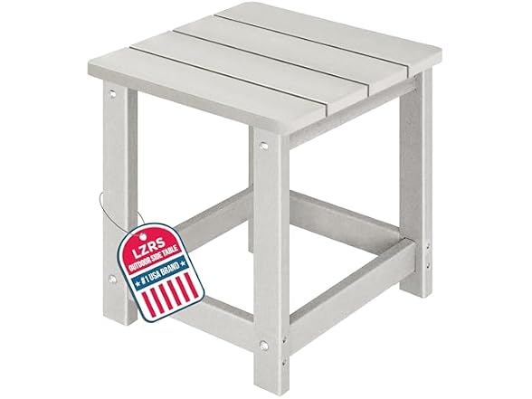 LZRS Square Patio Side Table Sand