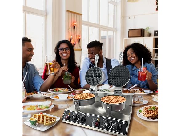 Double Head Commercial Waffle Maker – 2400W