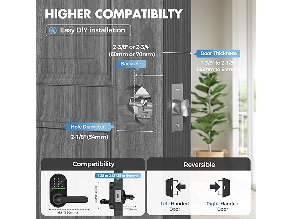 HEI LIANG Smart Door Handle