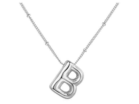 LLYONE Balloon Initial Necklaces