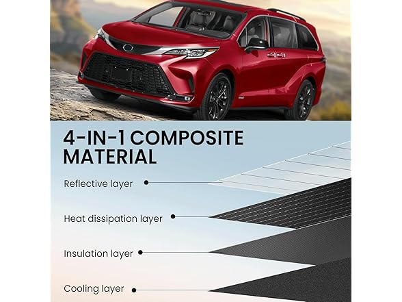 Toyota Sienna Windshield Sun Shade